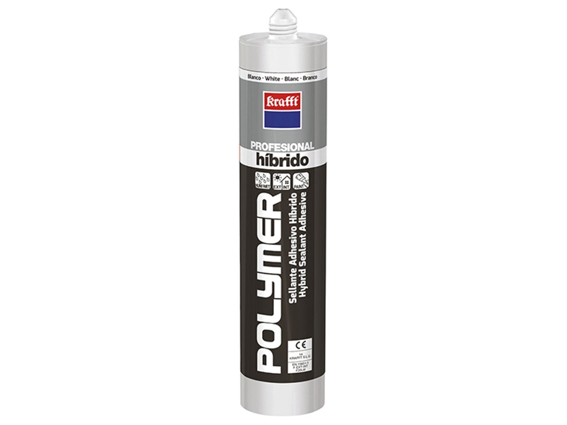Pegamento KRAFFT FLUIDS Polymer Pro Hibrido Uso Grão eneral Sella E Pega290 ml gris