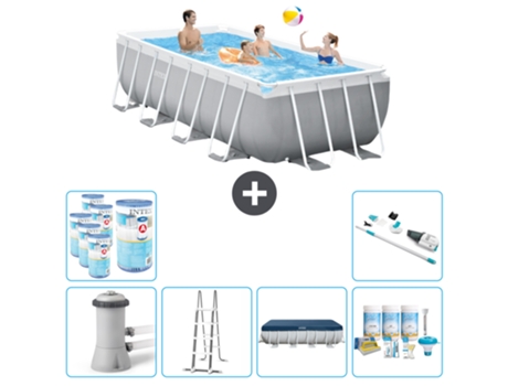 Piscina Tubular INTEX 26790GN-CB33 (8418 L - 200x122cm)