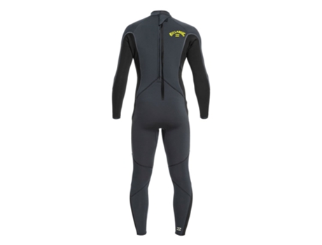 Terno de Neoprene Manga Longa com Zíper Nas Costas 302 Absolute Preto Sbillabong