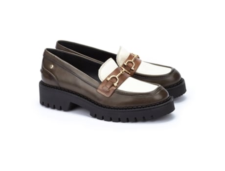 Zapatos de Mujer PIKOLINOS Aviles Taglia Uk Piel Verde (36)