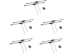 5 Receptores Es900 De Doble Diversidad Rx Elrs De 915 Mhz Con Tcxo Integrado Para Aviones Rc, Drones Fpv Y Largo Alcance.