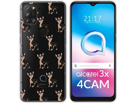 Carcasa Alcatel 3X 4CAM TUMUNDOSMARTPHONE Dibujos Transparente Perros 11 Multicolor