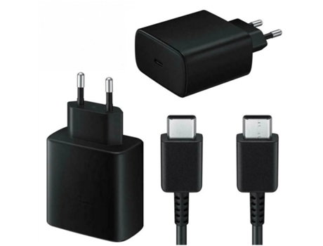 Cargador rápido SMARTEK USB-C con cable de carga 45W negro