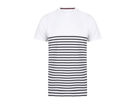 Camiseta para Unisexo FRONT ROW (XS - Algodón - Blanco)