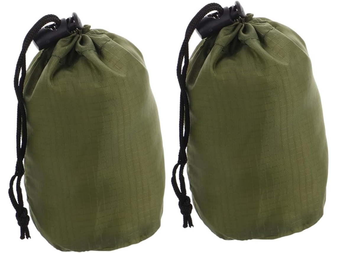 Juego de 2 bolsas ligeras y compactas con cremallera para portátil, impermeables y resistentes al agua EC Gokoco