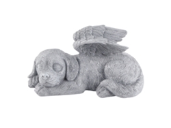 Estatua Conmemorativa De Mascota: Ángel Durmiente, Adorno De Resina Para Jardín O Lápida.