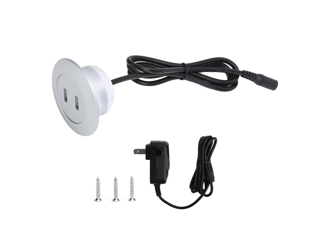 Cargador USB 2.0 dual para sofá reclinable eléctrico
