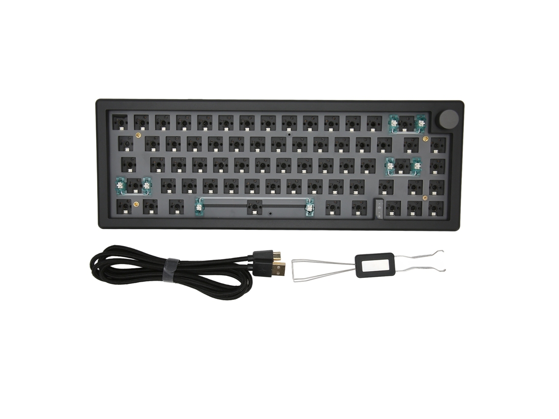 Kit de teclado mecánico de intercambio en caliente para armar con 67 teclas