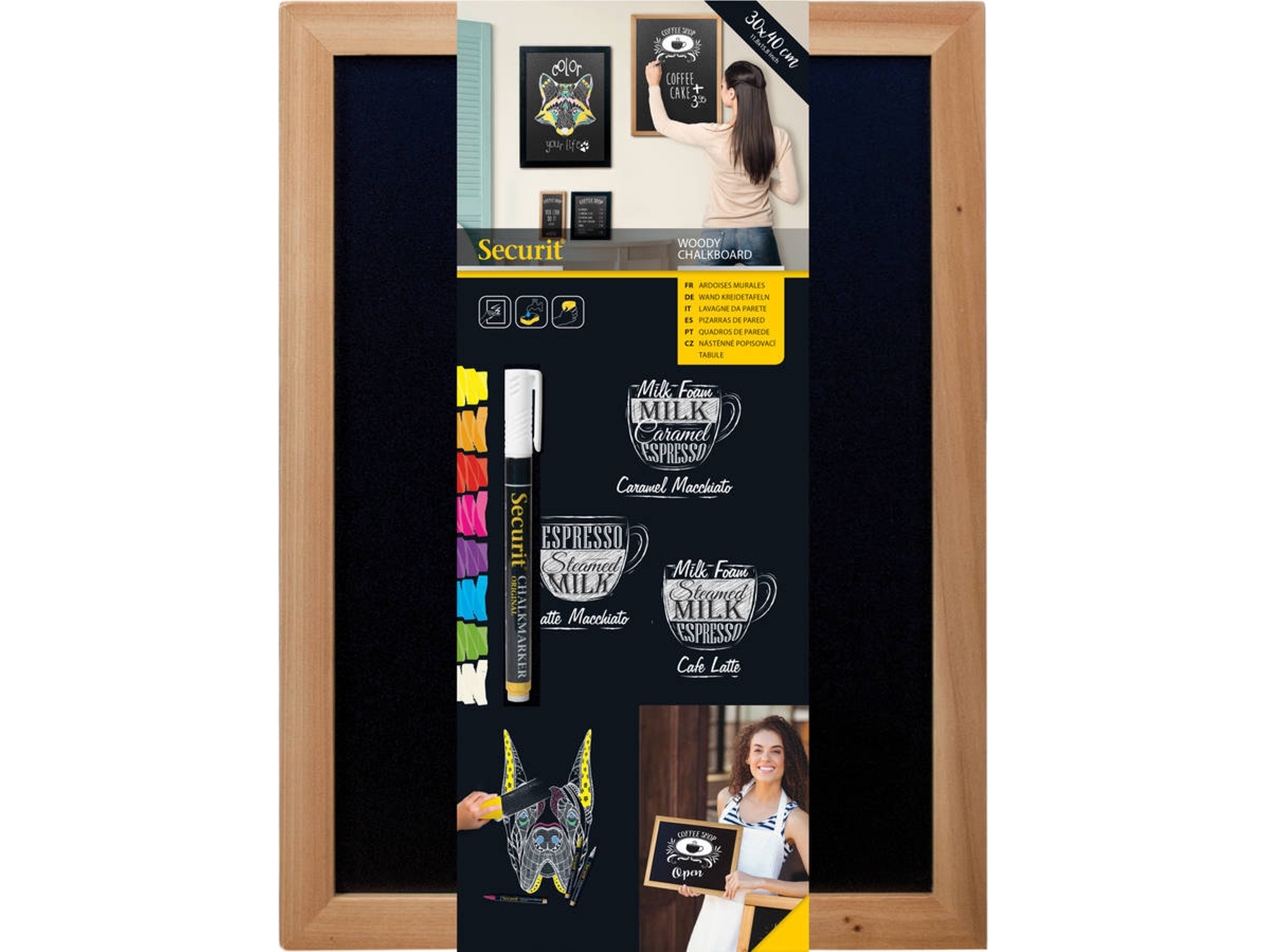 SECURIT QUADRO PAREDE WBWTE3040