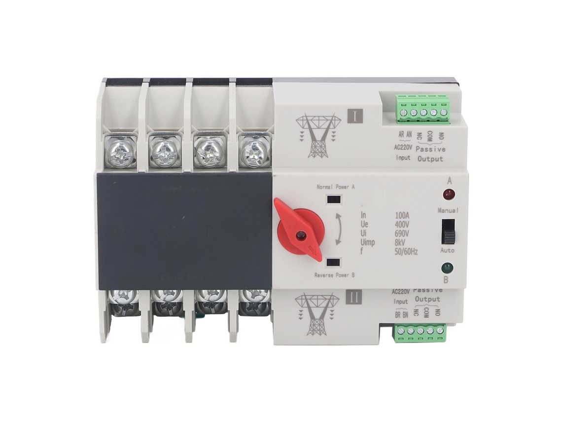 Veloriskku-interruptor Automático De Transferência De Doble Potência 4p 100a Ac400v Para Lar E Fábrica