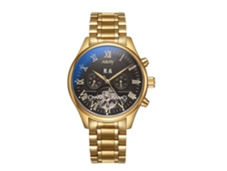 Reloj De Pulsera Sencillo Y Elegante Para Hombre, Con Esfera De Cuarzo De Poliuretano Y Decoración En Blanco Y Negro.