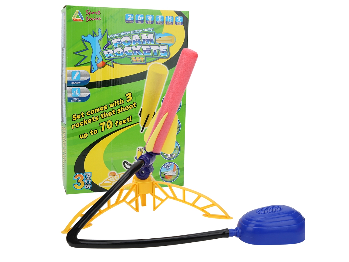 Cohete De Juguete De Plástico Para Niños, Ideal Para Deportes Interactivos Al Aire Libre Para Niños Y Familias.