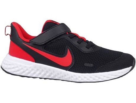 Zapatillas Deportivas NIKE Revolution 5 Niños (Negro -Material Sintético, Tejido -27,5)