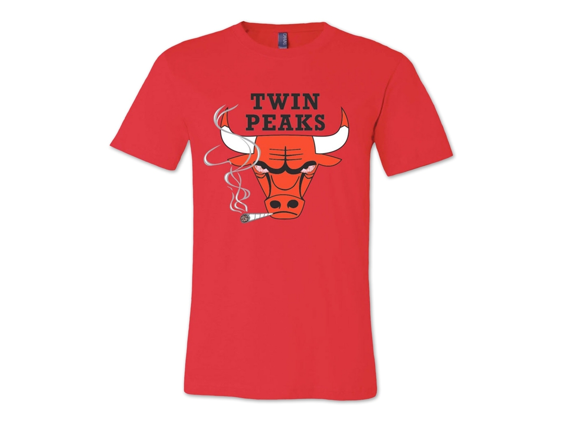 Camiseta unisex para adultos Twin Peaks Red Bulls ROCKINSTONE, la más vendida. Talla: S