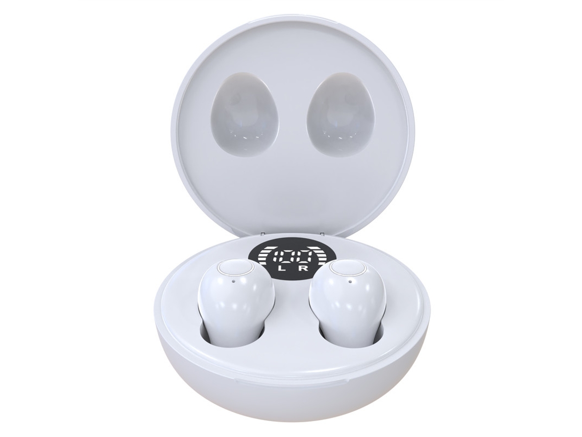 Auriculares Inalámbricos Wireless Invisible Hifi YIZHOOD Bluetooth Blanco