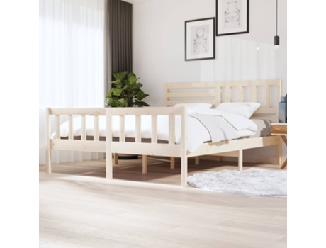 JURMERRY Estructura de cama doble con cabecero y pie de cama con decoración de estilo europeo fácil montaje hecho de acero resistente se adapta perfectamente a su colchón negro 