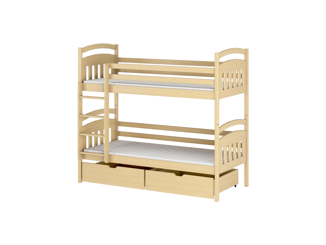 Litera FURNLUX Classic Gabi (Beige, Madera Maciza - 98X188X164 Cm / 90X180 Cm)