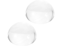 Pisapapeles De Cristal Hemisféricos De 2 Piezas Para