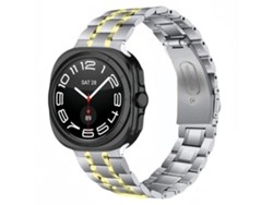 Pulsera para Samsung Galaxy Watch 8 / Watch 8 Classic - Acero inoxidable con cinco cuentas