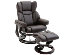 Cadeira De Massagem Com Apoio Para Os Pés E Função De Inclinação, 79x82x101 Cm, Para Um Relaxamento Confortável.