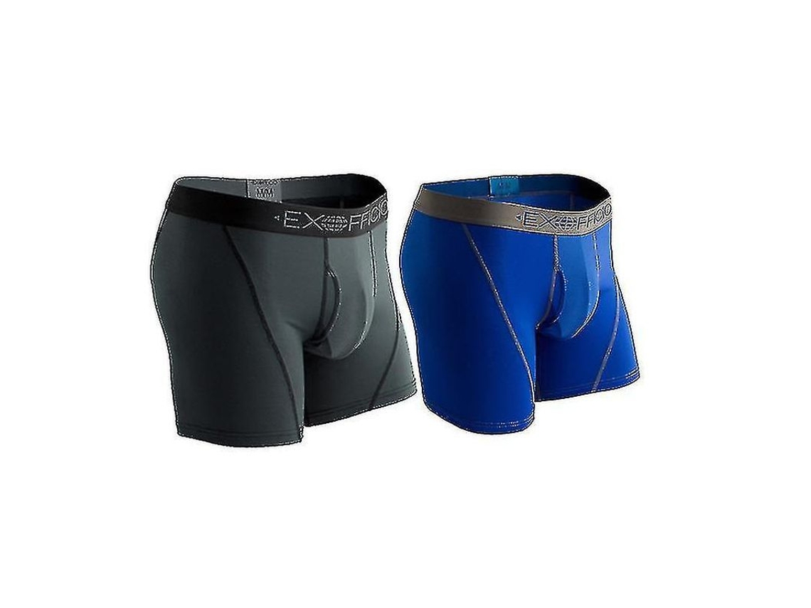 Paquete De 2 Calzoncillos Bóxer Deportivos De Malla Exofficio Para Hombre, 6 Pulgadas, Tallas Estadounidenses.
