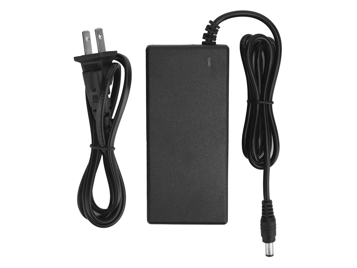 Adaptador de Carga 42v 2a com Plug Macho 5.5mm para Bateria de Íon de Lítio 36v S/MARCA