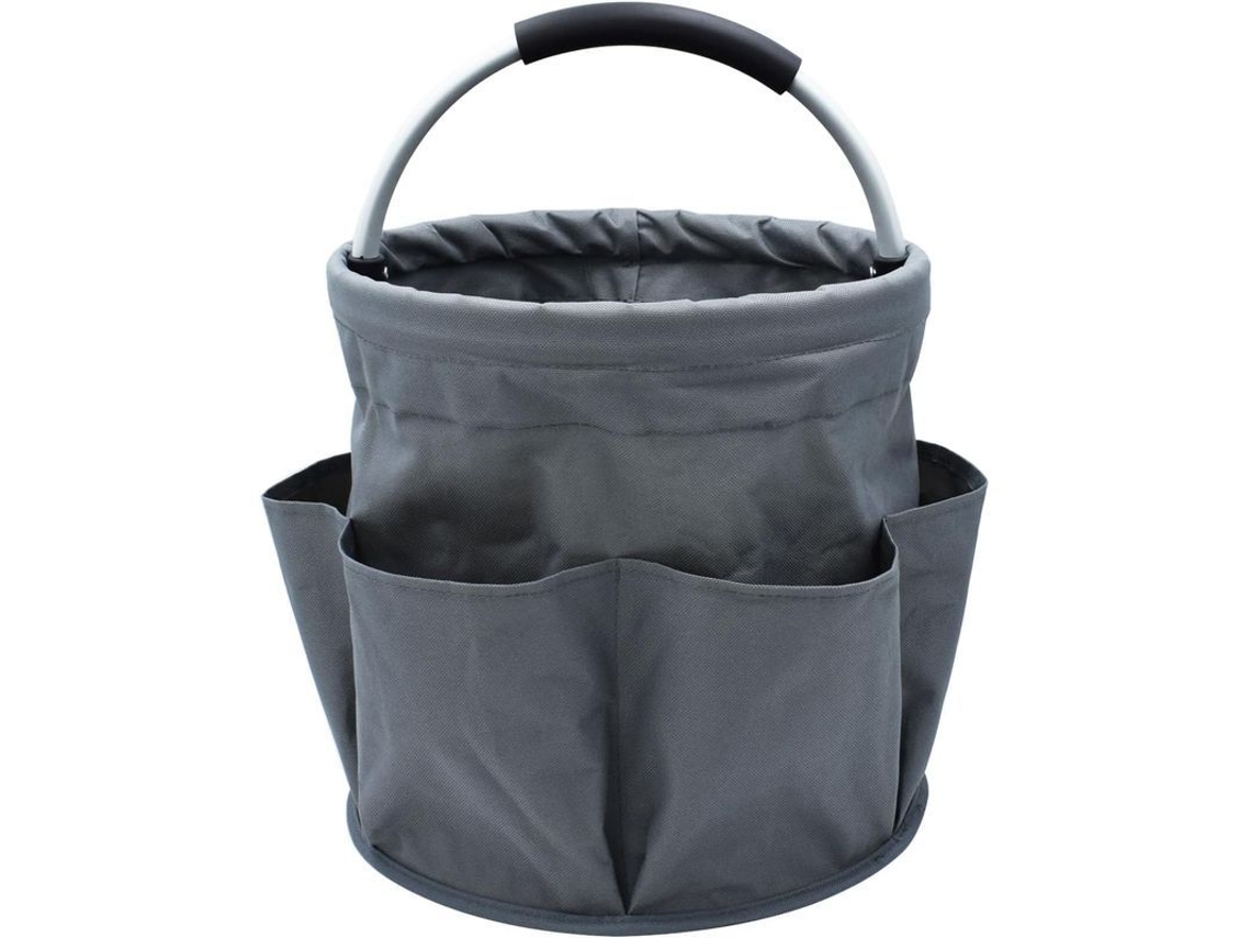 Bolsa De Almacenamiento Para Jardín, Bolsa Para Herramientas De Jardín, Multifuncional Para Picnics Y Limpieza De Coches, Gris.