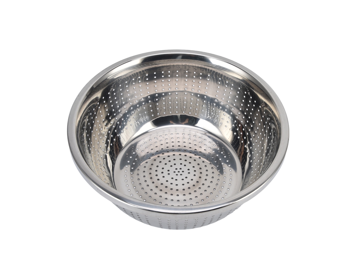 Cesta Multifuncional De Acero Inoxidable 304 Para Lavar Verduras, Color Plata, 28 Cm, Para Cocina.
