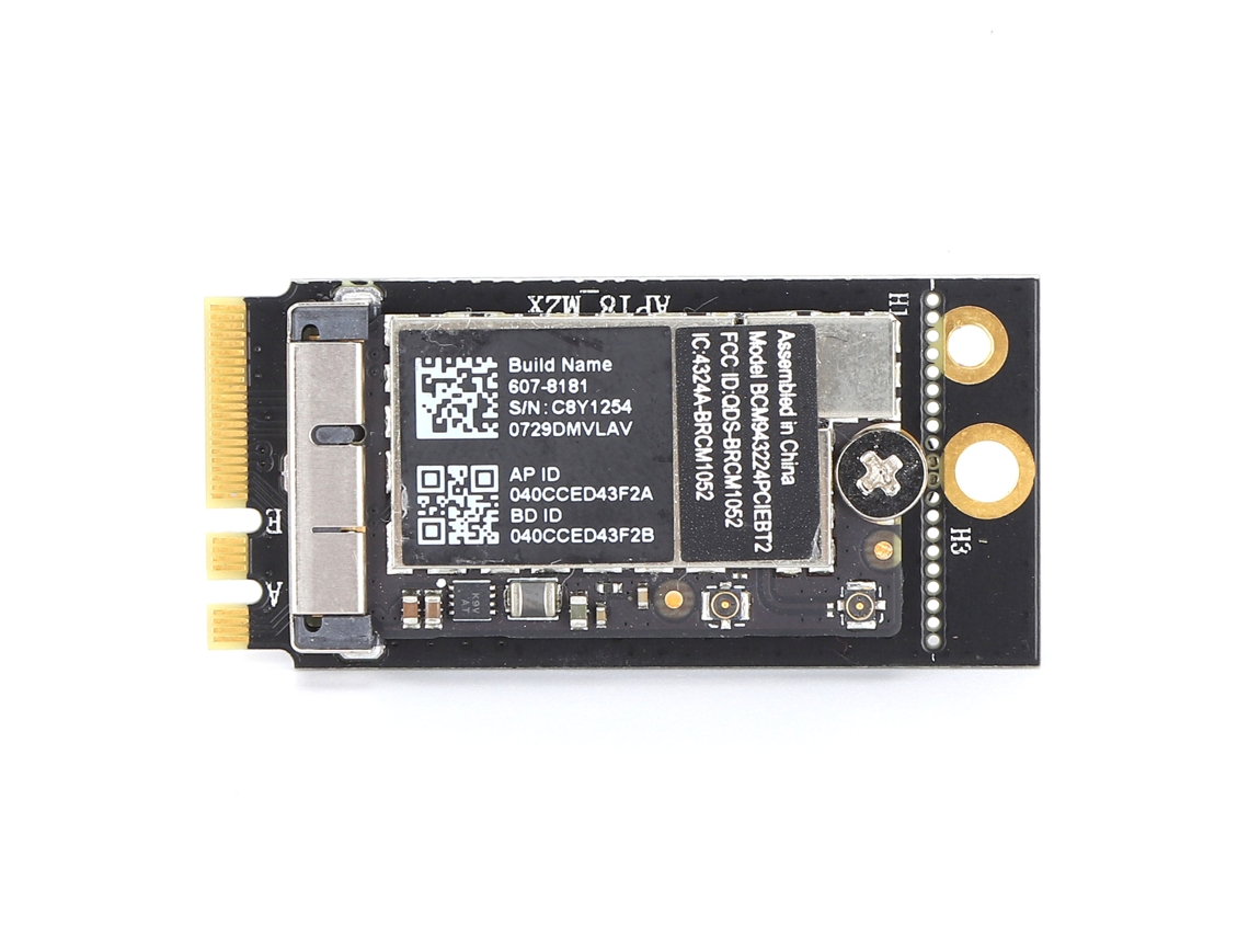 Adaptador Wifi Tarjeta De Red Ngff M.2 Conector Inalámbrico Bt Para Macbook Sin Antena