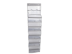 Organizador Multifuncional Para Colgar En La Puerta, Con 5 Niveles Y 3 Bolsillos Con Ganchos Para Armario, Baño Y Despensa.