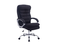 Silla De Oficina Vancouver XXL En Tela preto CLP