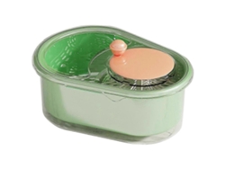 Máquina centrífuga para lavar frutas, recipiente multifuncional grande para lavar verduras con cepillo y estropajo para frutas.