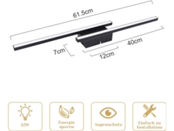 Plafón Led Nettlife Diseño Moderno 12w Negro
