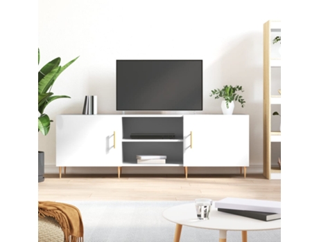 Mueble De Tv VIDAXL Blanco Madera contrachapada (150x30x50 cm )