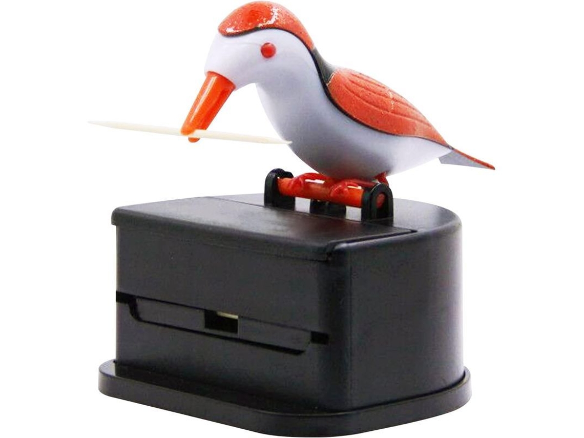 2026-32015-hacedor De Palillos En Forma De Pájaro Creativo, Portapalillos Con Empuje, Material Abs De Grado Alimentario (naranja)