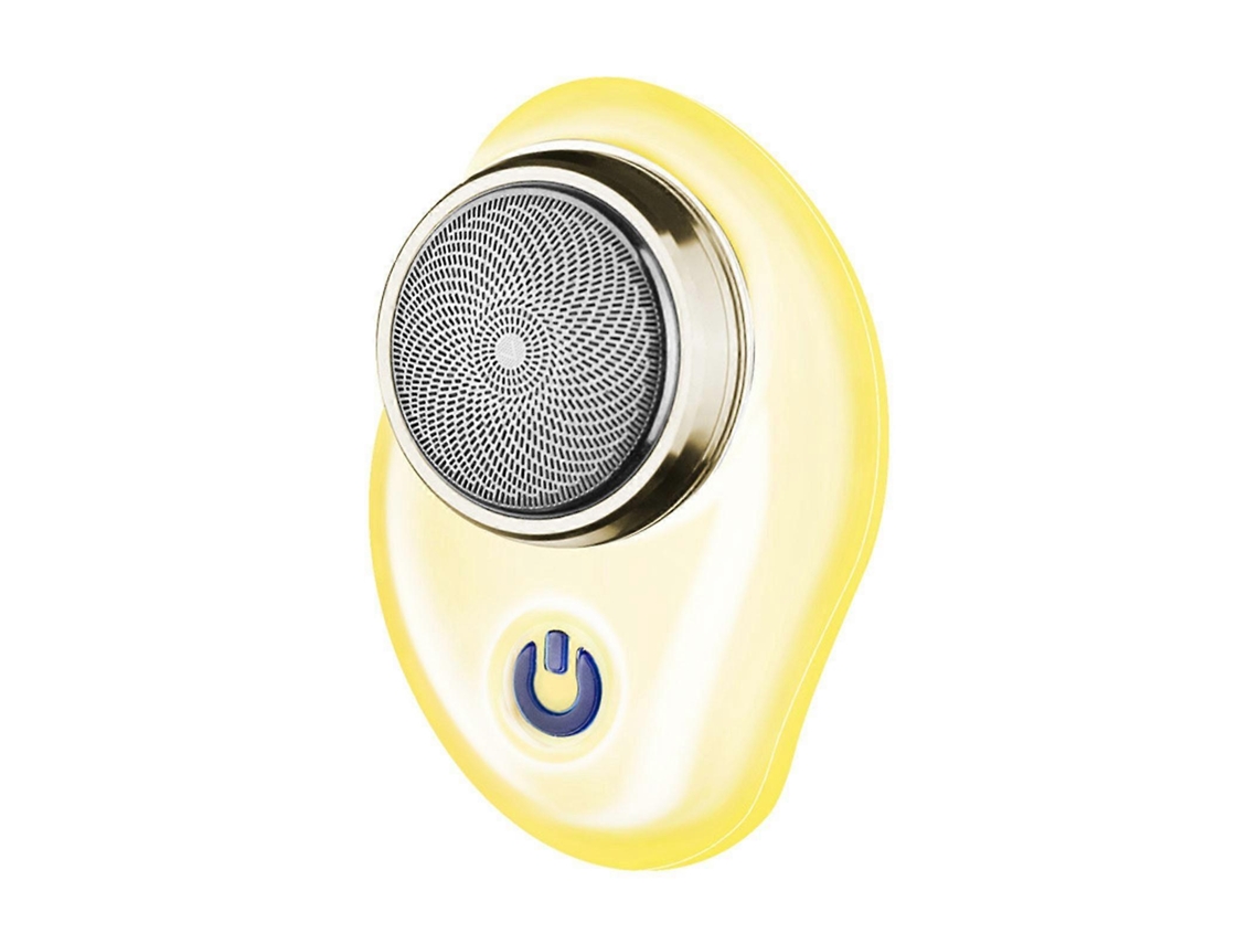Mini afeitadora eléctrica portátil de bolsillo para uso en seco y húmedo, recargable por USB, fácil de cargar con un solo botón. Rosewell