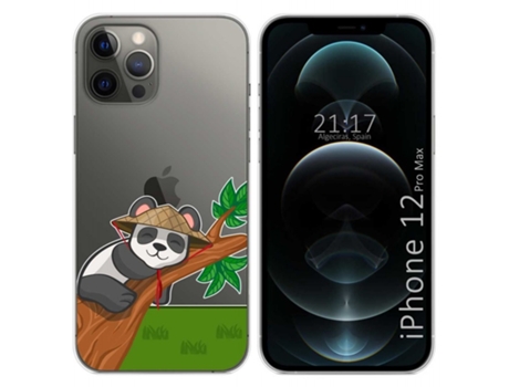 Carcasa iPhone 12 Pro Max (6.7) TUMUNDOSMARTPHONE Dibujos Transparente Multicolor