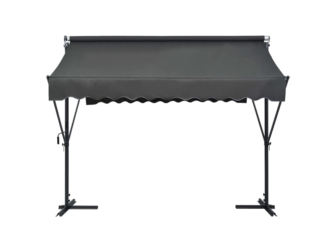 Maison Exclusive - Toldo De Pie Independiente Gris Antracita 300x300 Cm