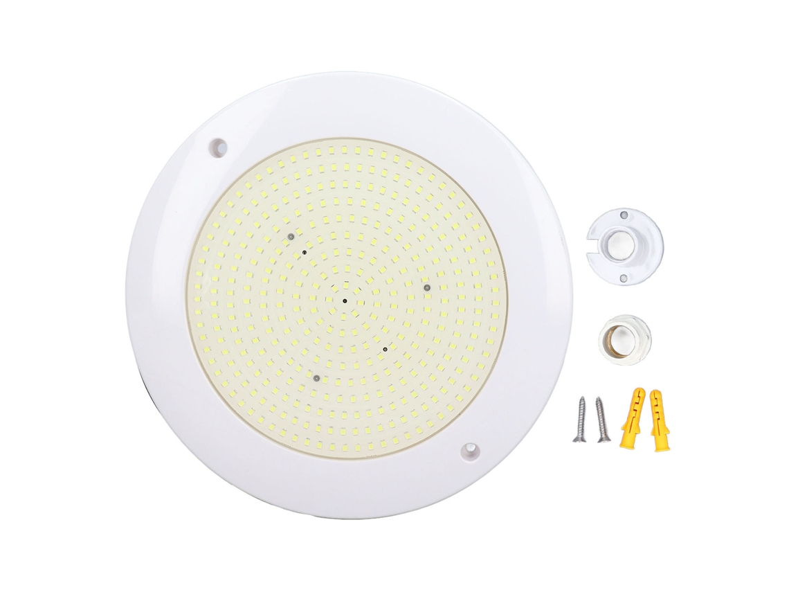 Lámpara Led Rgb Para Piscinas, 12 V, 18 W, Abs, Pc, Ip68, Resistente Al Agua Y Sumergible, Para Piscinas Interiores Y Exteriores, Luz Cálida.