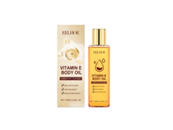 Aceite corporal con vitamina E para una hidratación profunda de la piel.