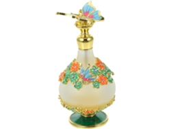 Flacon De Parfum En Verre Vintage 30 Ml Rechargeable Bouchon 25 Ml Para Huiles Esencialles Y Pa...