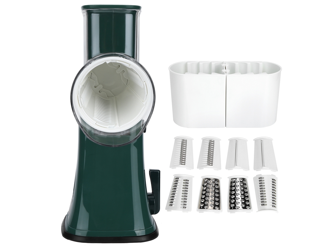 Rallador, cortador y triturador de verduras manual 5 en 1, utensilios de cocina para verduras y otros alimentos