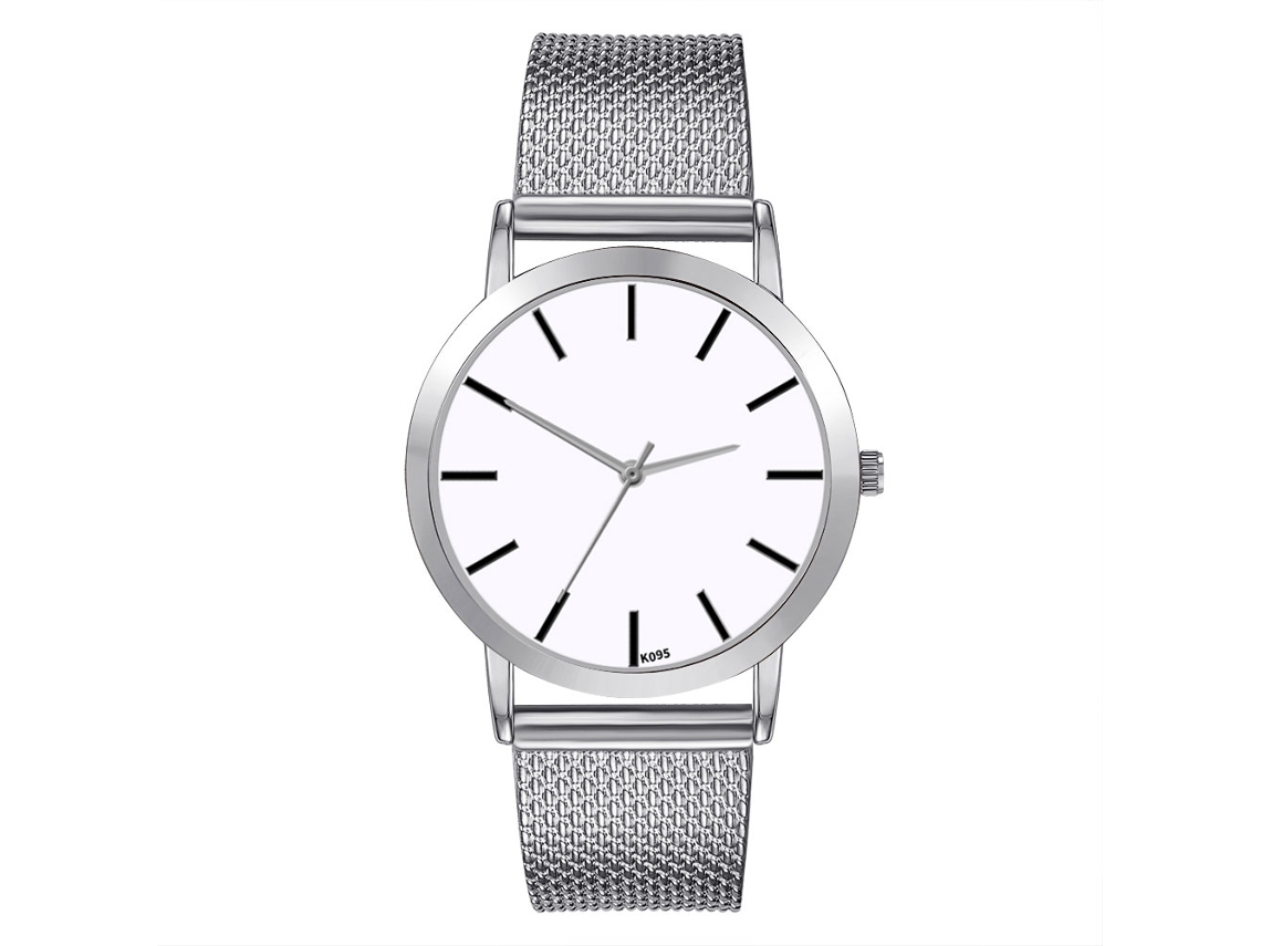 Reloj De Cuarzo Analógico Unisex Zhoulianfa De Moda Y Ocio Plata