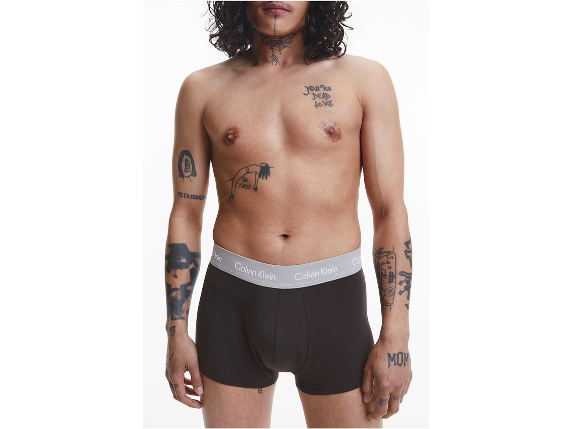 Boxers CALVIN KLEIN Algod n Hombre XL Negro Worten.es