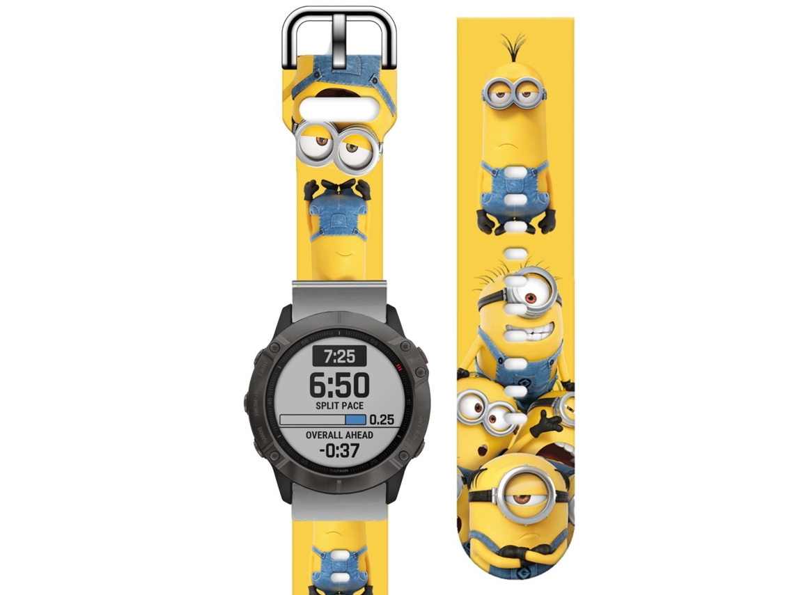 Correa Silicona Líquida para Garmin Approach S12 Amarillo
