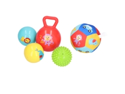 Pelota Sensorial Texturizada Para Bebé, Conjunto Multicolor, Juguete Interactivo Suave, Pvc, 0+