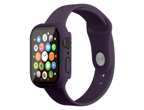 Correa de Silicona talla S/M para Apple Watch Series 7 41mm - púrpura oscuro