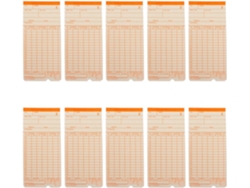 Hojas De Control Horario De Beige Paper Company, Paquete De 100 Hojas