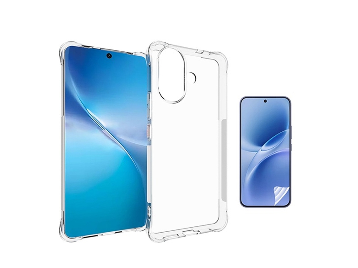 Kit De Tapa Trasera De Súper Protección Película Frontal Transparente De Hidrogel Gift4me Para Vivo V60 Lite 4g - Transparente
