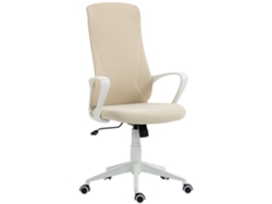 Silla De Oficina Giratoria Ajustable Color Beige